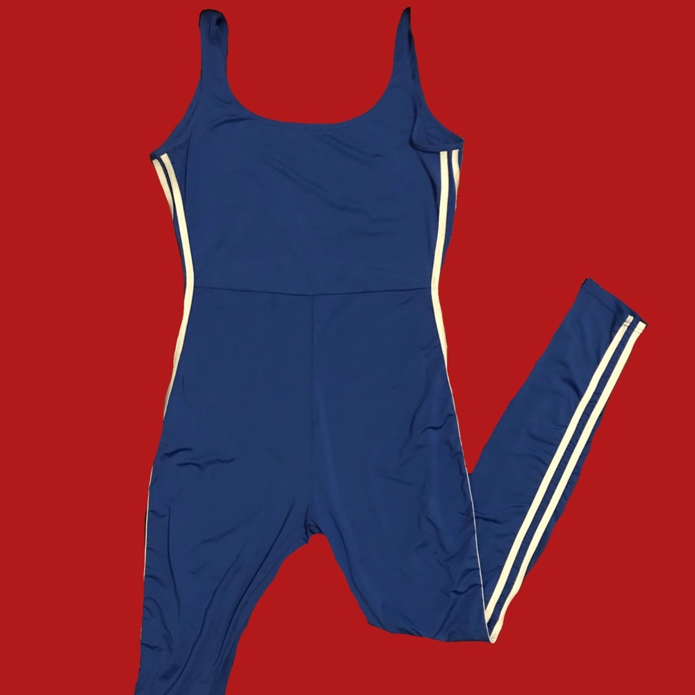 Blue jumpsuit